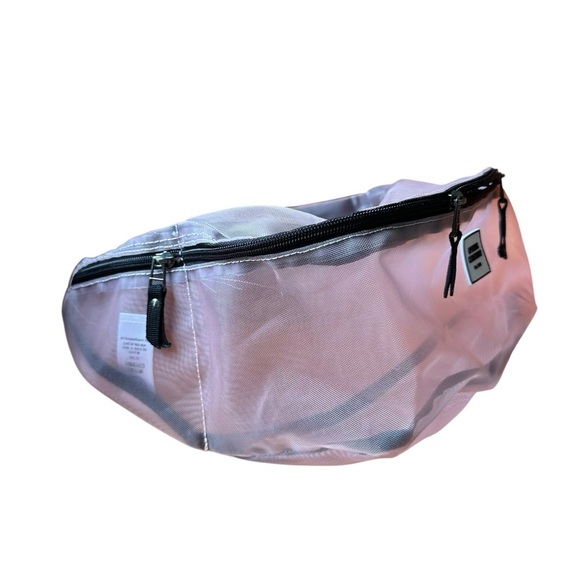 Opening Ceremony Translucent Mesh Pink Fanny Pack Bum Bag - Picture 2 of 6